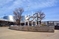 Nadia Comaneci place near the olympic stadium