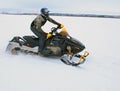 Nadim, Russia - April 20, 2008: Snoukross. Vadim Vasuhin jump in