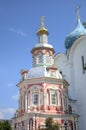 Nadkladeznaya chapel. Holy Trinity St. Sergius Lavra. Royalty Free Stock Photo