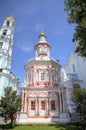 Nadkladeznaya chapel. Holy Trinity St. Sergius Lavra. Royalty Free Stock Photo