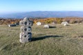 Naeni stone open-air sculpture camp made by children.