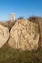 Naeni stone open-air sculpture camp made by children.