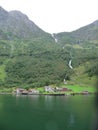Naeroy fjord Royalty Free Stock Photo