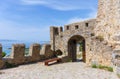 Nafpaktos Castle gate, Greece Royalty Free Stock Photo