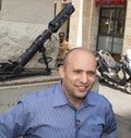 Naftali Bennett Campaigns in Jerusalem in 2015