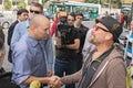 Naftali Bennett Campaigning in Jerusalen in 2015 