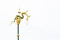 Naga light pole decoration