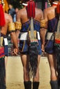 Naga people during hornbill festival in kohima Royalty Free Stock Photo