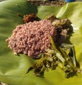 Naga red rice which are staple rice in some Naga villages in Nagaland India.It is suggested for diabetics patients