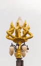 Naga serpent lamp Royalty Free Stock Photo