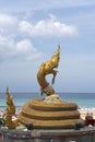 Naga statue karon beach phuket thailand Royalty Free Stock Photo