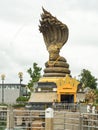 Naga statue named Phaya Sisattanakar In Nakhonphanom Provincial Park, Thailand