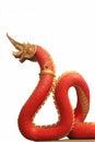 Naga statue of thailand Royalty Free Stock Photo