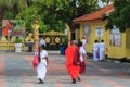 Entrance to Nagadeepa Purana Vihara on the island Nainativu in Jaffna - Sri Lank