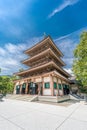 Nihon Chureiden Shrine and Zenkoji Temple Museum the war memorial pagoda at Zenko-ji temple