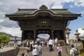 Nagano - Japan, June 3, 2017: Niomon Gate, guarded by a pair of Royalty Free Stock Photo