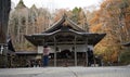 Hertitage timber architecture of the middle shrine Chu-sha at To