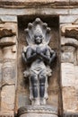 Nagaraja on the southern side of the agra mandappa, Airavatesvara Temple, Darasuram, Tamil Nadu Royalty Free Stock Photo