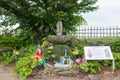 Amakusa Shiro Tomb at Ruins of Hara castle in Shimabara, Nagasaki, Japan. He was led the Shimabara