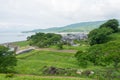 Remains of Hara castle in Shimabara, Nagasaki, Japan. It is part of the World Heritage Site -