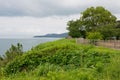 Remains of Hara castle in Shimabara, Nagasaki, Japan. It is part of the World Heritage Site -