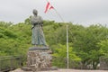 Sakamoto Ryoma Statue at Kazagashira Park in Nagasaki, Japan. Sakamoto Ryoma 1836-1867 was a