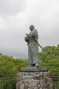 Sakamoto Ryoma Statue at Kazagashira Park in Nagasaki, Japan. Sakamoto Ryoma 1836-1867 was a