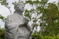 Statue of Amakusa Shiro 1621?-1638 at Remains of Hara castle in Shimabara, Nagasaki, Japan. He was