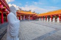 Confucius Shrine (Koshi-byo) built in 1893 by Nagasaki\'s Chinese community dedicated to the revere