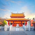 Confucius Shrine (Koshi-byo) built in 1893 by Nagasaki's Chinese community dedicated to the revere