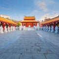 Confucius Shrine (Koshi-byo) built in 1893 by Nagasaki\'s Chinese community dedicated to the revere