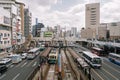 Nagasaki, Kyushu, Japan - Cityscape near Nagasaki Station.