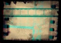 Negative grunge 35mm vintage film negative on grunge old background Royalty Free Stock Photo