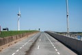 Nagele, Flevoland, The Netherlands - View over the Ketel bridge with the A6 freeway Royalty Free Stock Photo