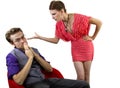 Nagging Girlfriend Royalty Free Stock Photo