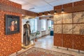 Interior exhibition of historic museum manor house of Mikolaj Rej, polish renaissance poet and writer in Naglowice, Poland