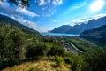 Late afternoon over Nago torbole Royalty Free Stock Photo