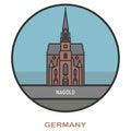 Nagold. Cities and towns in Germany Royalty Free Stock Photo