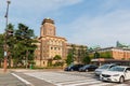 Nagoya City Hall building and the clock tower.