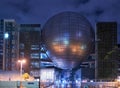 Nagoya City Science Museum at night. Nagoya. Japan Royalty Free Stock Photo