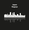 Nagoya, Japan city silhouette