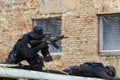 Hungarian special military units during an Urban Warfare Exercise.