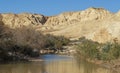 Nahal Zin near Sde Boker in Israel after a Rare Rainstorm