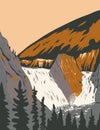 Nahanni National Park Reserve in Northwest Territories Canada WPA Poster Art