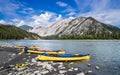 Nahanni river canoing Royalty Free Stock Photo