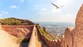 Nahargarh Step Well in the Nahargarh Fort, Jaipur, Rajasthan, India Royalty Free Stock Photo