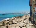 Nahariya Beach Promenade 2 Royalty Free Stock Photo
