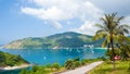 Nai Harn Bay - cozy bay with a nice beach, Phuket Island, Thailand Royalty Free Stock Photo