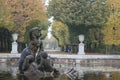 Naiad Fountain in Garden of Schonbrunn Palace