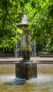 Naiad Fountain in Najadenbrunnen Palace Gardens Karlsruhe. Germany, Baden Wuerttemberg, Europe